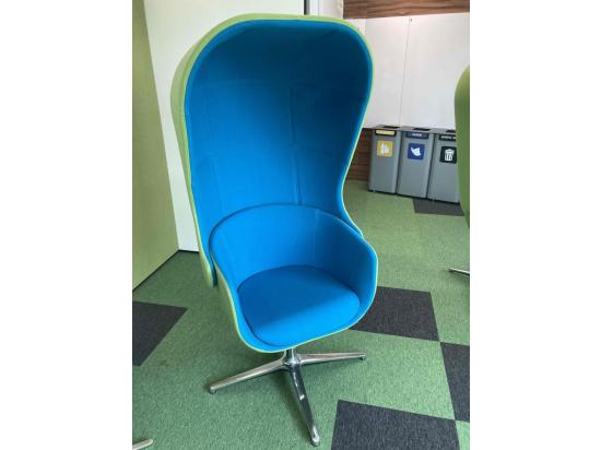 Armchair large blue