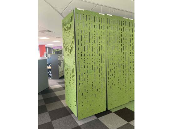 Green soundproofing hanging panel