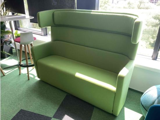 Green high sofa