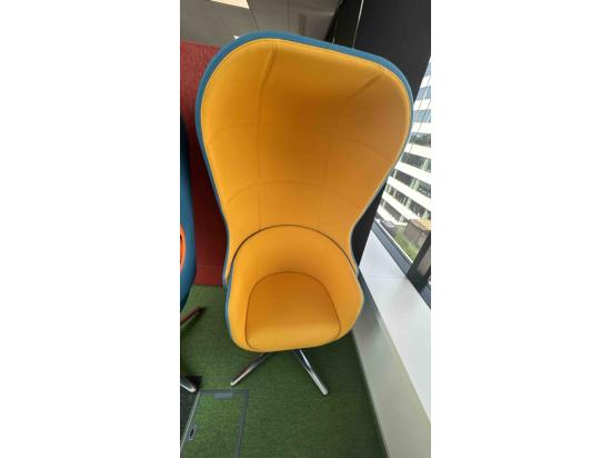 Armchair large yellow