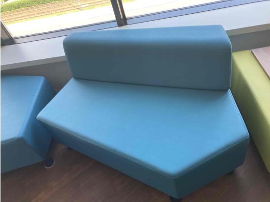 Blue sofa 138 x 83