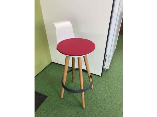 Hocker pink and white