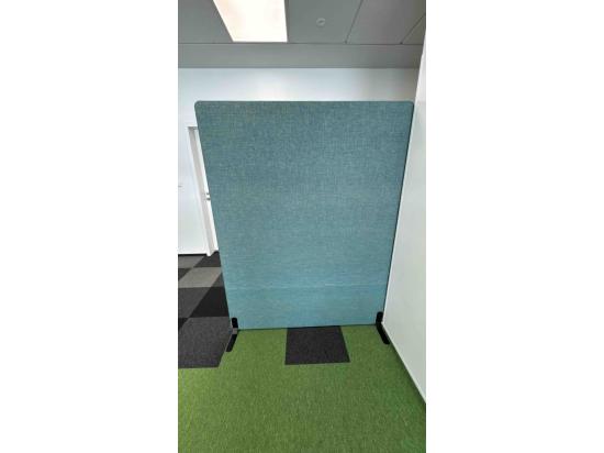 Blue freestanding panel