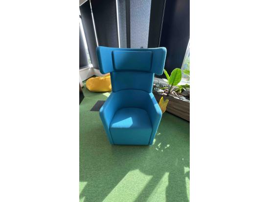 Blue armchair