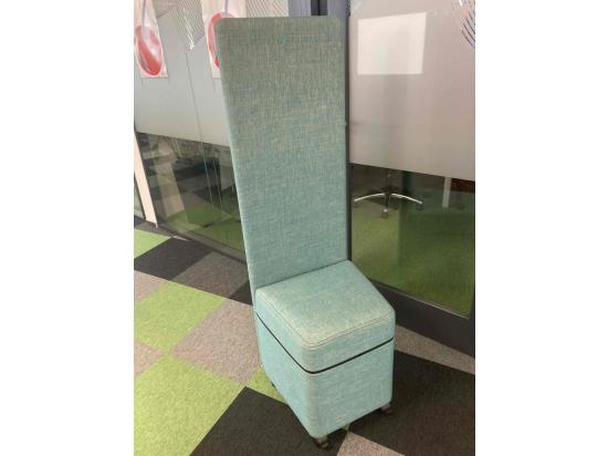 Blue highchair