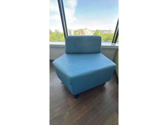 Blue sofa 88 x 83