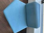 Blue sofa 88 x 83