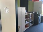 Green and black U soundproofing walls