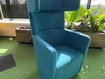 Blue armchair