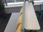 Settle gray-yellow sofa