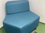 Blue sofa 89 x 90