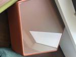 Orange glass table