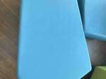 Blue backless sofa 130