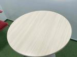 Light wood table ⌀ 80 cm