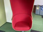 Armchair large red