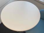 White round low table ⌀ 80 cm