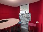 Sound booth open gray-red