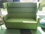 Green high sofa