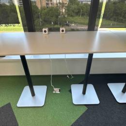 Grey high table 180 cm