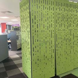 Green soundproofing hanging panel
