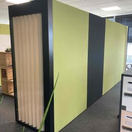 Green soundproofing walls with U-glazing