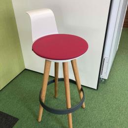 Hocker pink and white