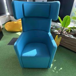 Blue armchair