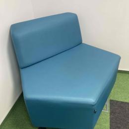 Blue sofa 89 x 90