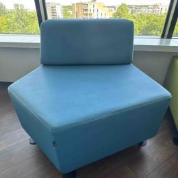 Blue sofa 88 x 83
